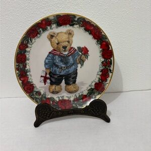Love Letters From Teddy Franklin Mint Porcelain Plate Limited Edition LA2809